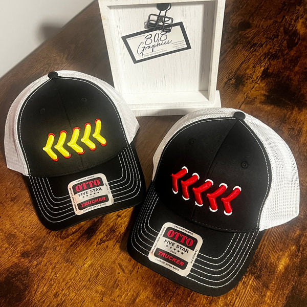 Embroidered Seems 3D Puff Hat