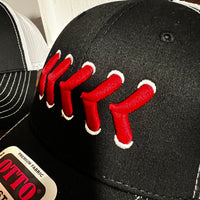 Embroidered Seems 3D Puff Hat