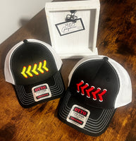 Embroidered Seems 3D Puff Hat