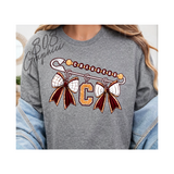 Chargers Volleyball Safety Pin