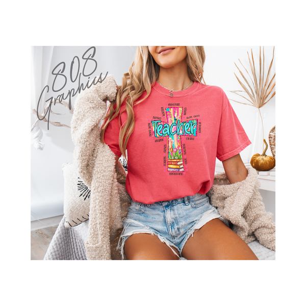 Christian Teacher Cross