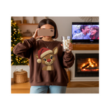 Faux Crochet Reindeer Christmas