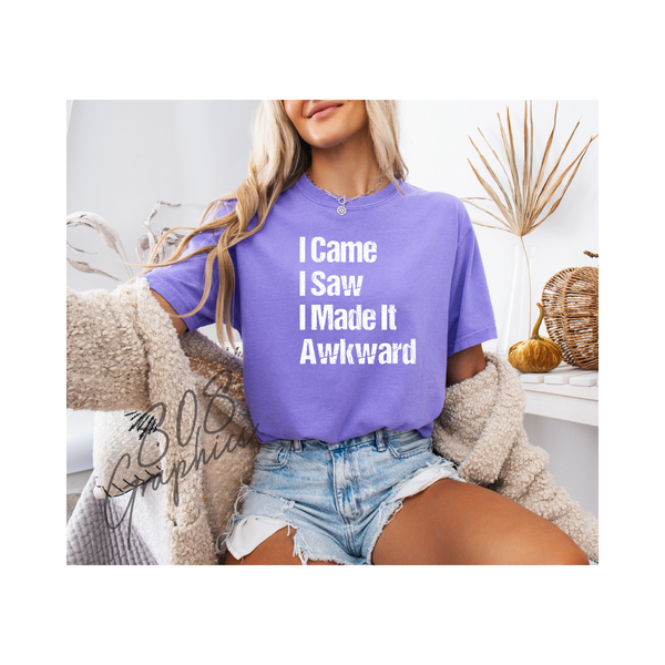 I Came I Saw I Made It Awkward-DTFilm Transfer