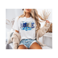 Nurse Floral Blue
