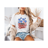 Stars And Stripes Retro-America-Coquette- DTFilm Transfer