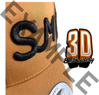 Embroidered Seems 3D Puff Hat