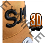 Embroidered Seems 3D Puff Hat